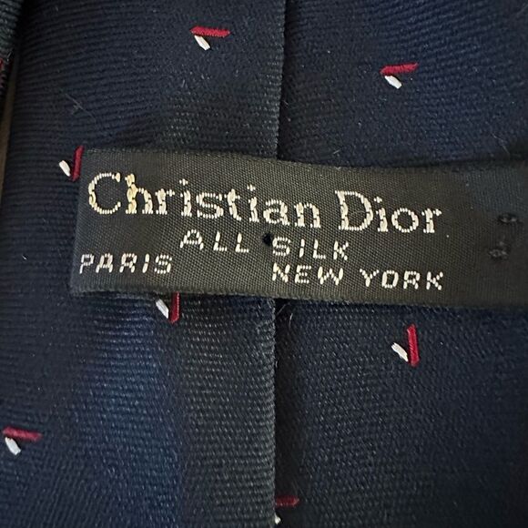 Christian Dior Silk Necktie OS - Picture 3 of 4